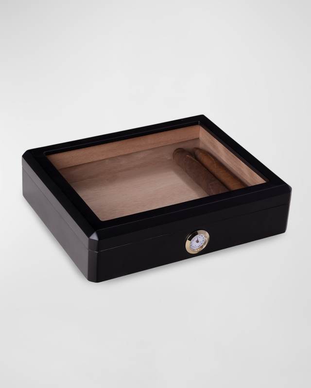 Unisex Wes 8-Cigar Humidor w/ Hygrometer