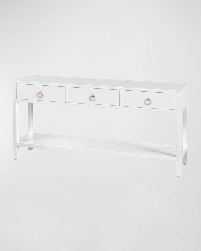 Lark 3-Drawer Console Table