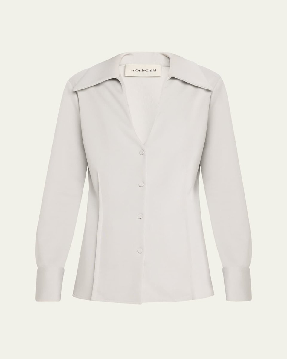 St Elizabeth Button Down Shirt, Silv