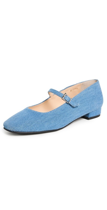 ALOHAS Por Do Sol Ballet Flats Blue Denim