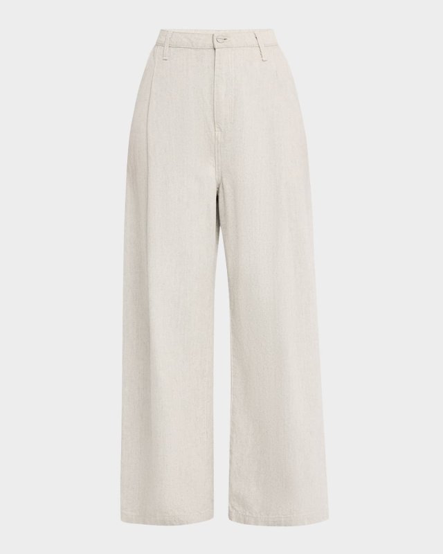 Greene St Wide-Leg Japanese Denim Pants