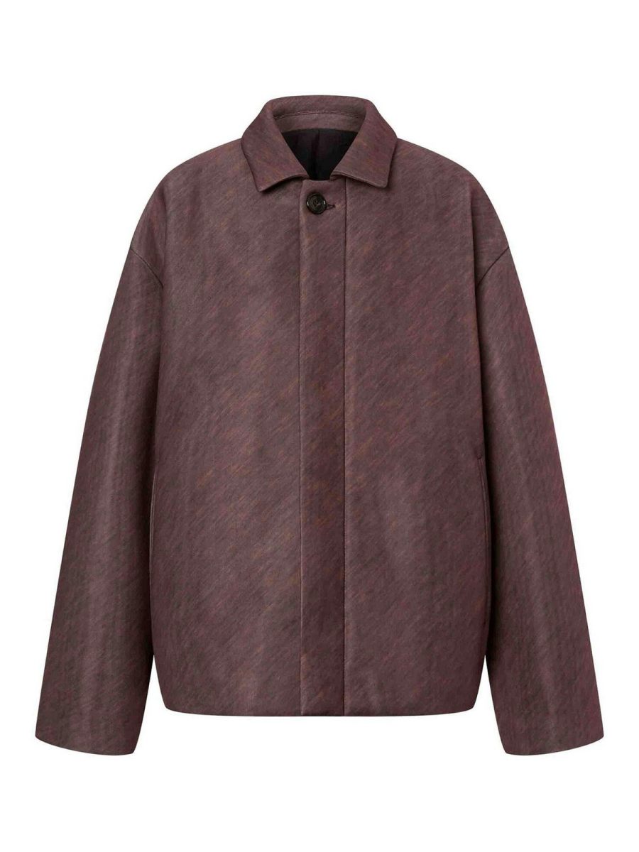 Philosophy di Lorenzo Serafini Manteau Court - Marron