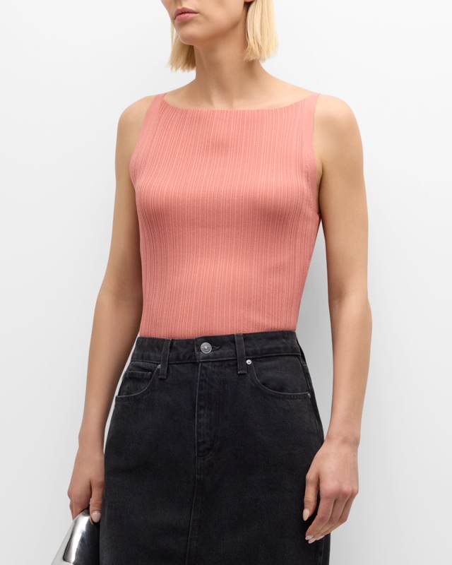 Yuelia Ribbed Tank Top
