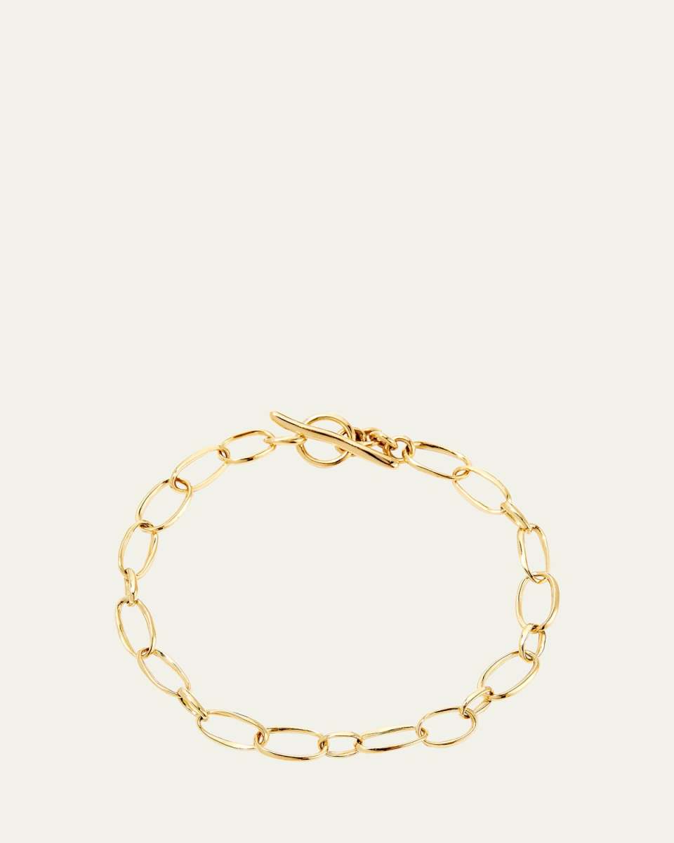 Small Scultura Link Bracelet in 18K Gol