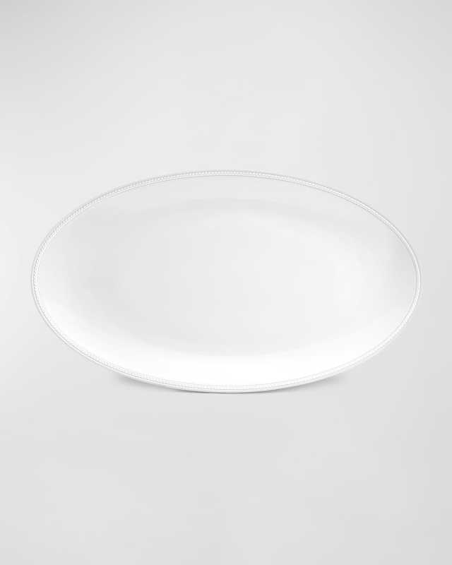 Soie Tressee Large Oval Platter, 21"