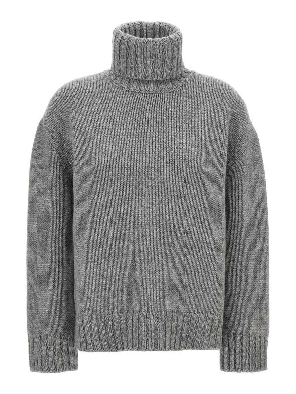 Fabiana Filippi Pull Col Roulé - Gris