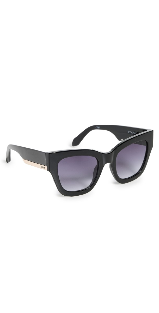 Quay By The Way Sunglasses Black/Smok