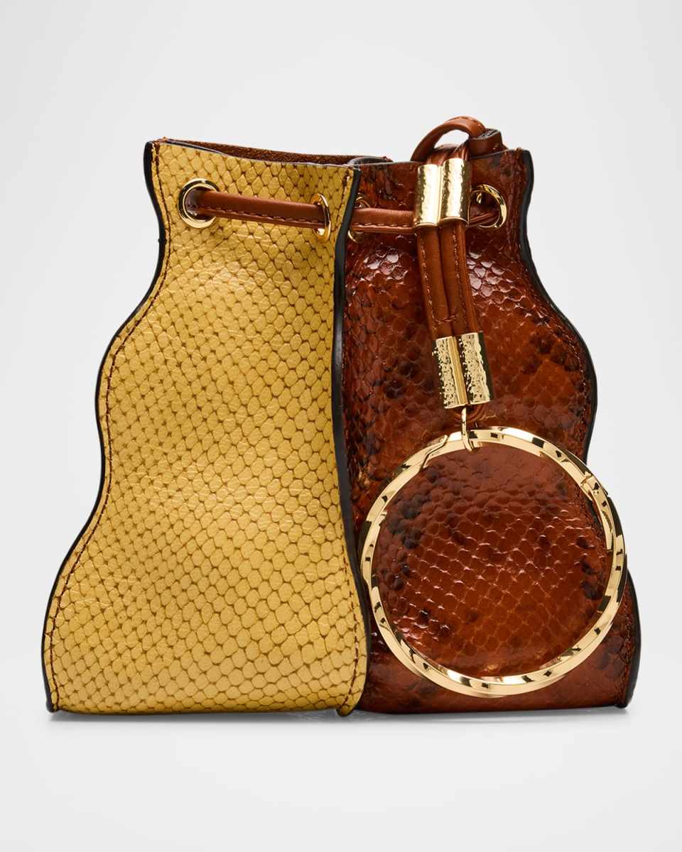 Adria Pleated Wave Pochette Bag