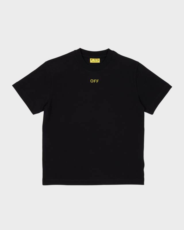Boy's Arrow Stitched Logo-Print T-Shirt, Size 4-12