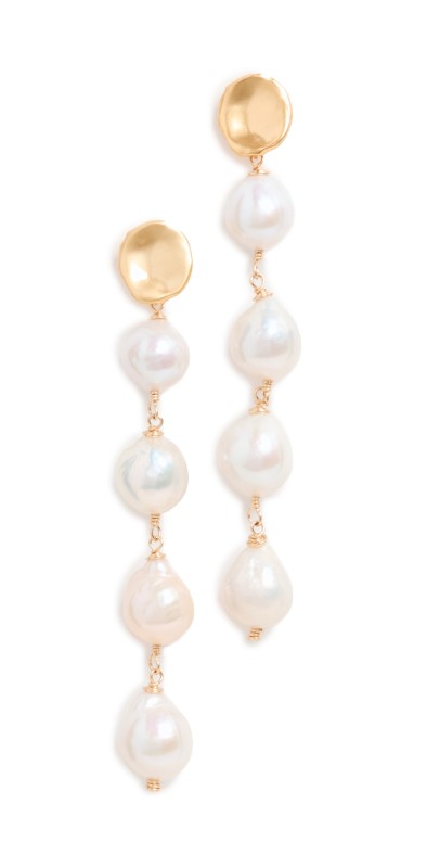 Brinker + Eliza Gigi Earrings Pearl
