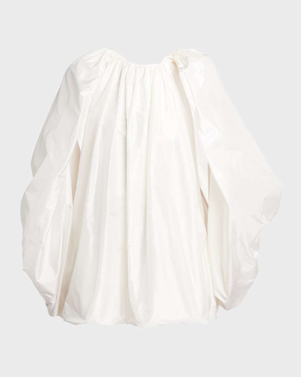 Bubble Mini Dress with Cape Back