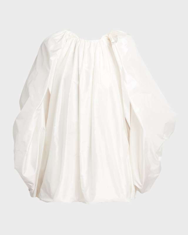Bubble Mini Dress with Cape Back