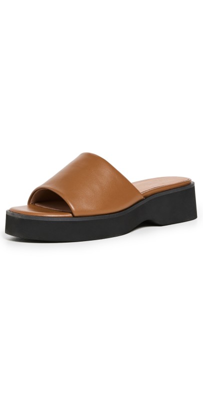 Madewell Julian Puffy Mules Timber Beam