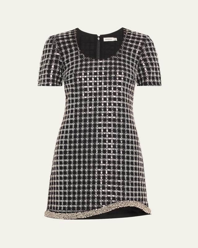 Vivalie Short-Sleeve Mini Dress