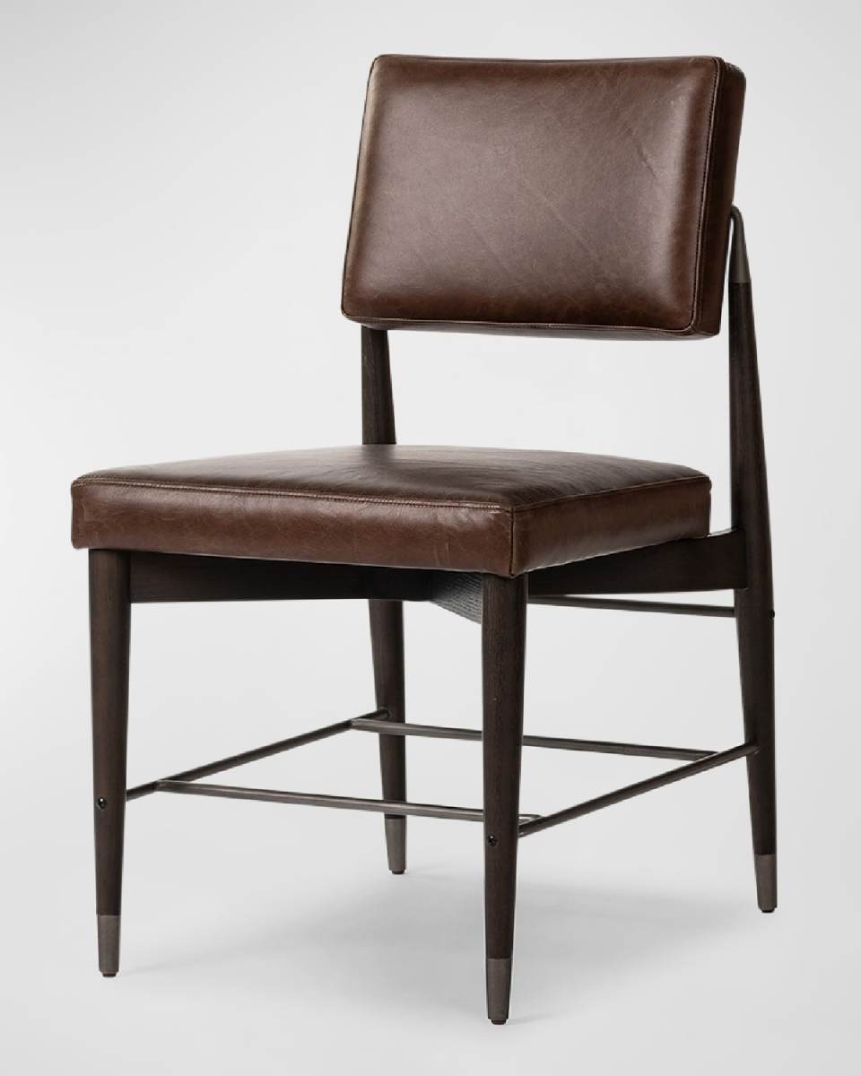 Anton Leather Dining Side Chair