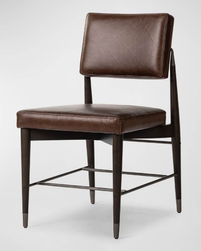 Anton Leather Dining Side Chair