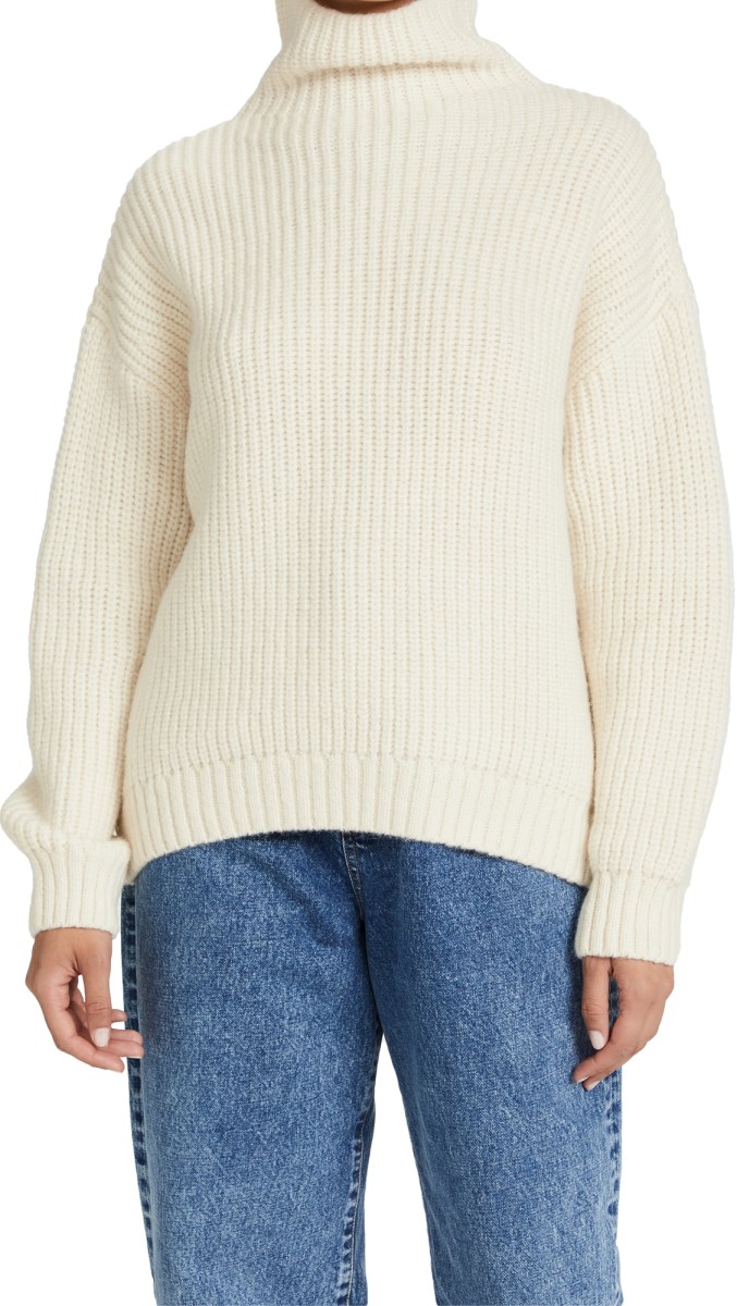 ANINE BING Sydney Sweater Ivory