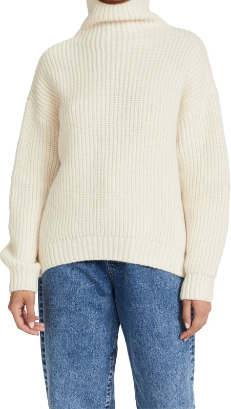 ANINE BING Sydney Sweater Ivory