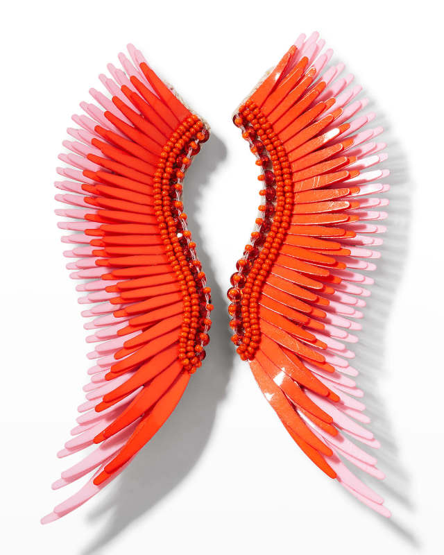 Madeline Earrings, Red