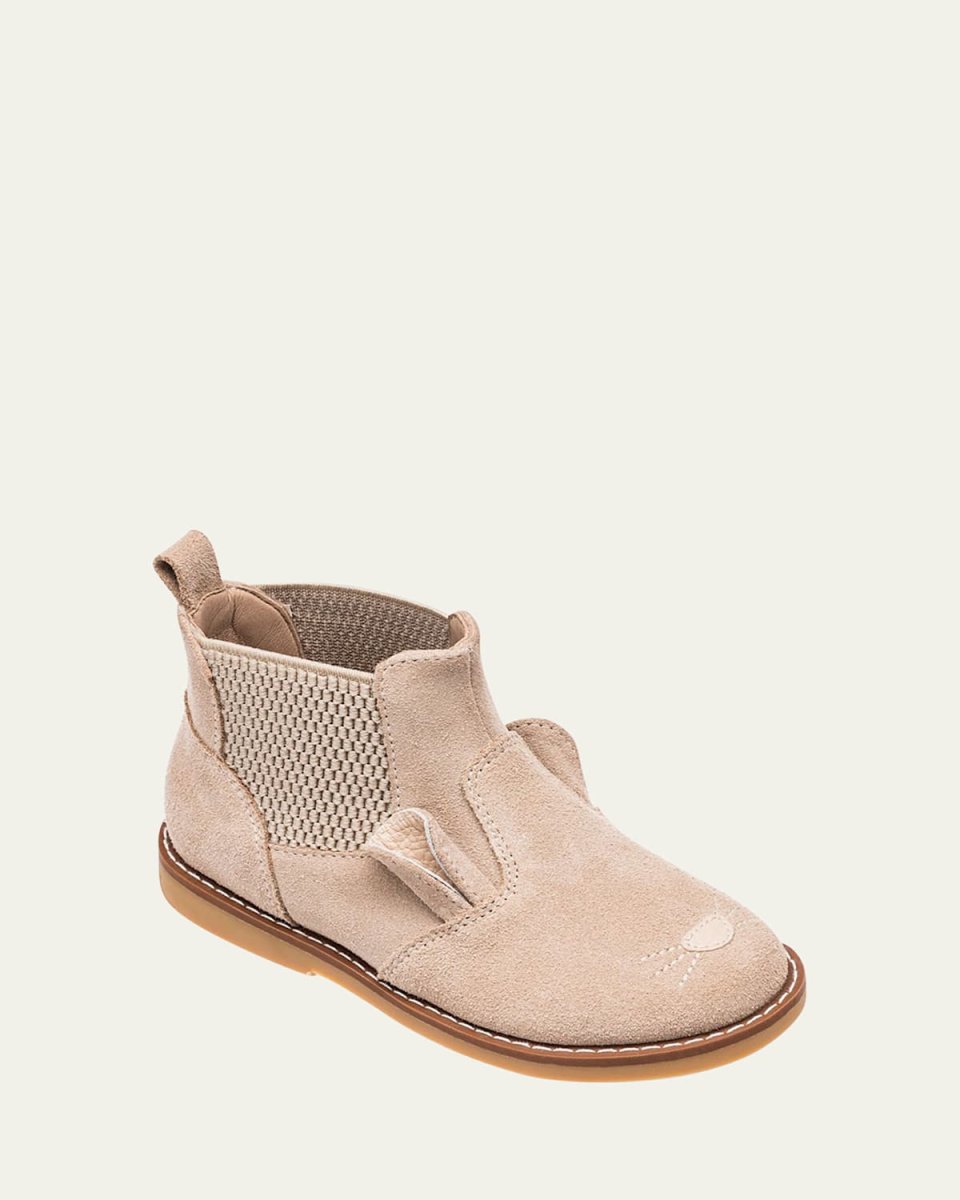 Kid's Teddy Bunny Ears Chelsea Boots, Baby/Toddler/Kids