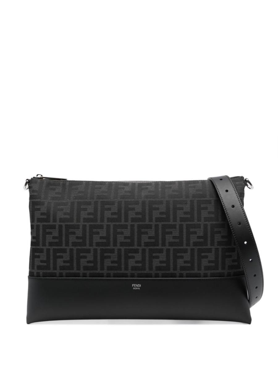 FF-jacquard clutch bag