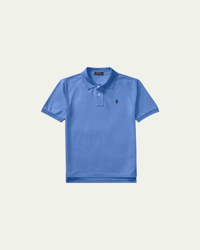Short-Sleeve Logo Embroidery Polo Shirt, Size S-X