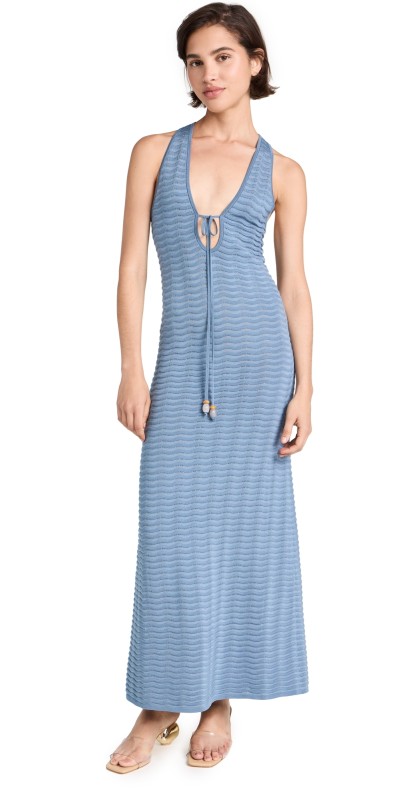 Devon Windsor Jude Dress Steel Blue