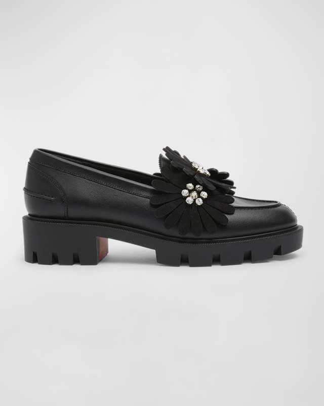 Flora Flowers Red Sole Casual Loafers