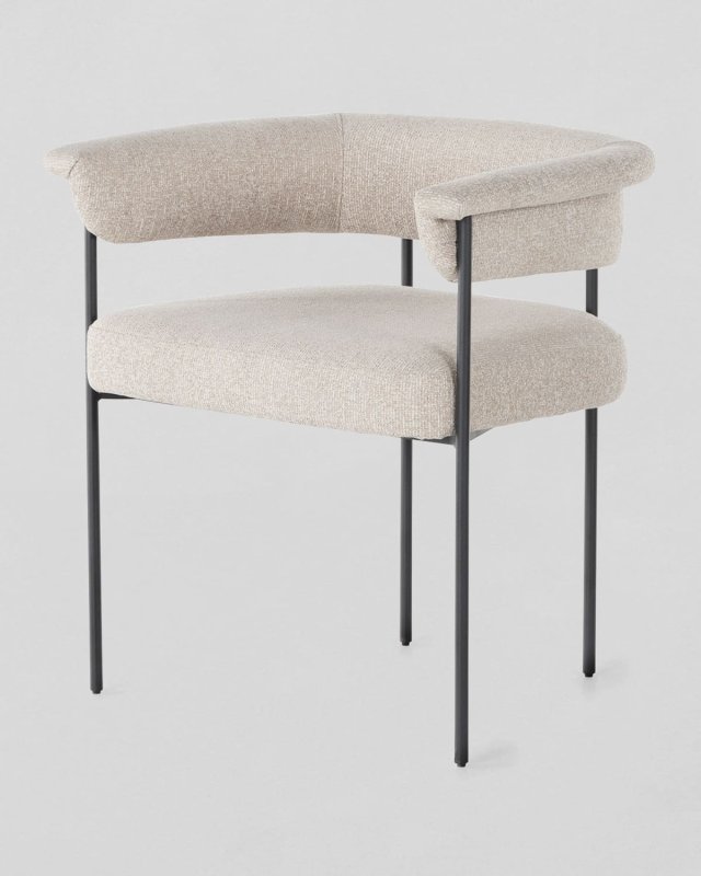Carrie Curved Back Arm Chair