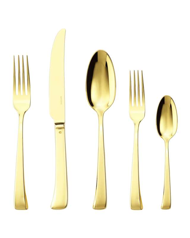 Imagine Gold 5-Piece Flatware Place Setting