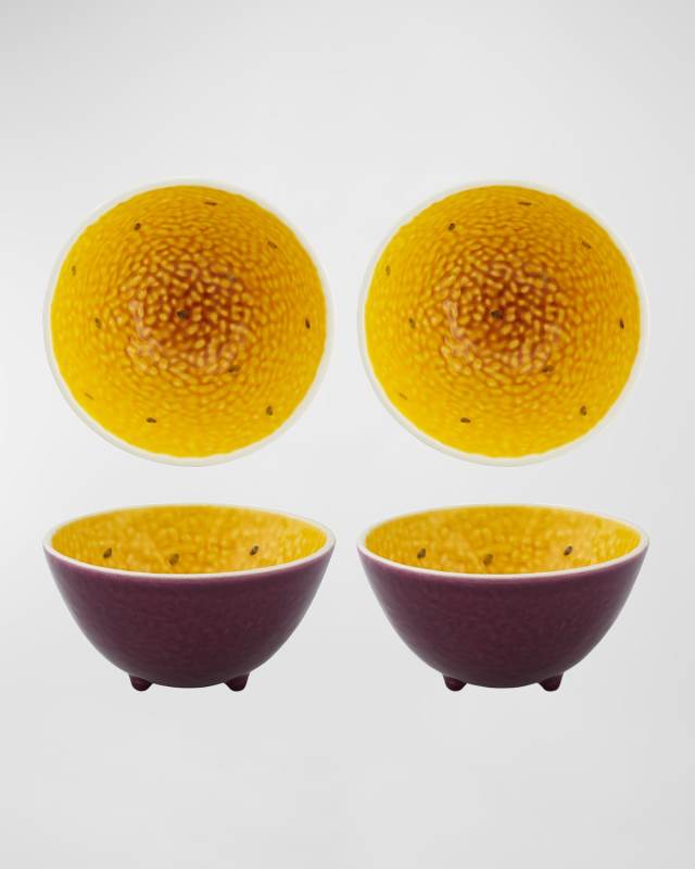 Passion Fruit Bowls, Set of 4
