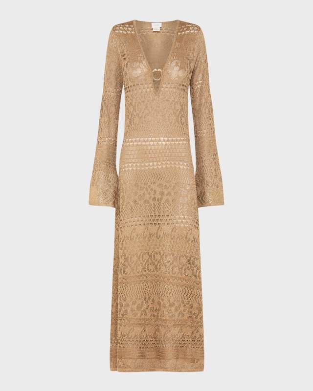Valley of the Kings Hardware Detail Knit Dress