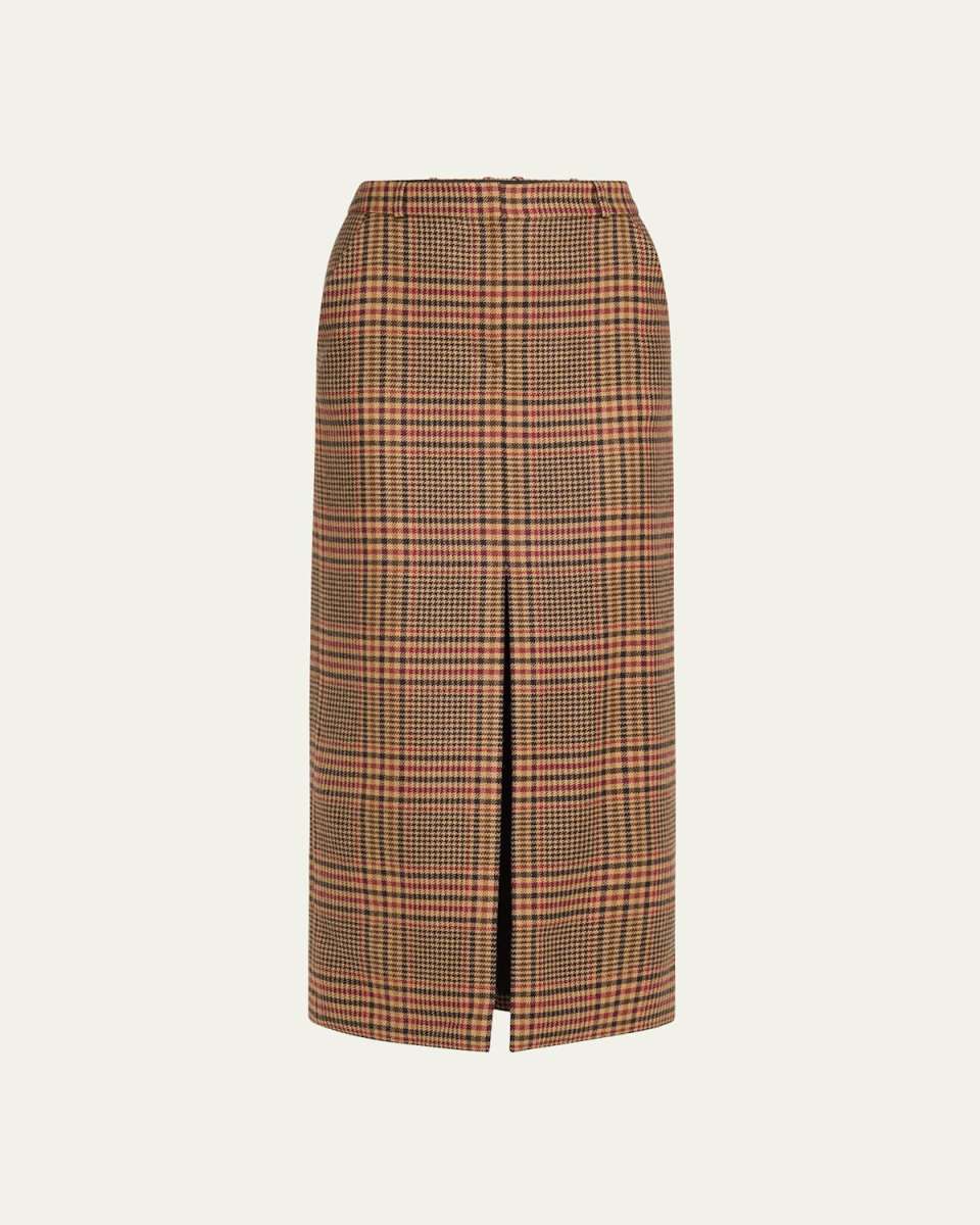Maxine Plaid Maxi Skirt