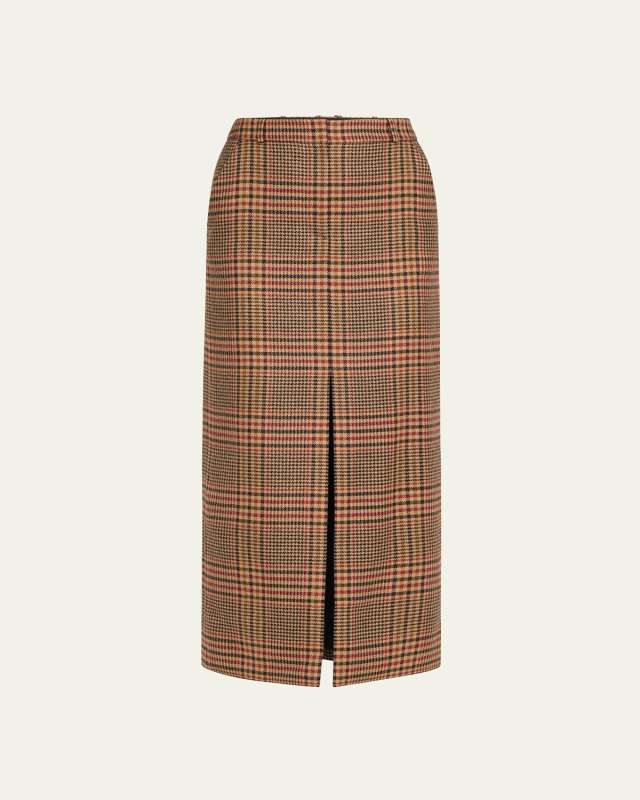 Maxine Plaid Maxi Skirt