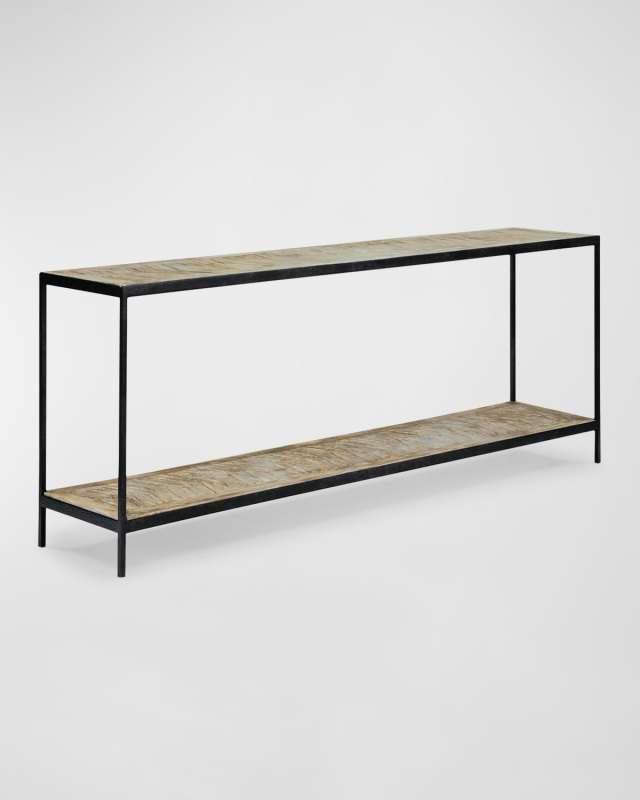 Herringbone Console Table