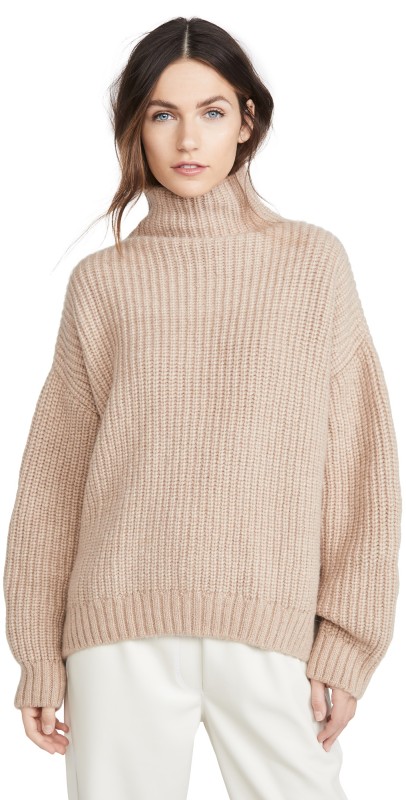 ANINE BING Sydney Sweater Tan