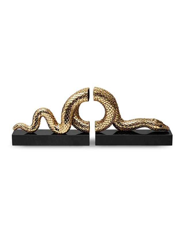 Snake Bookend Set