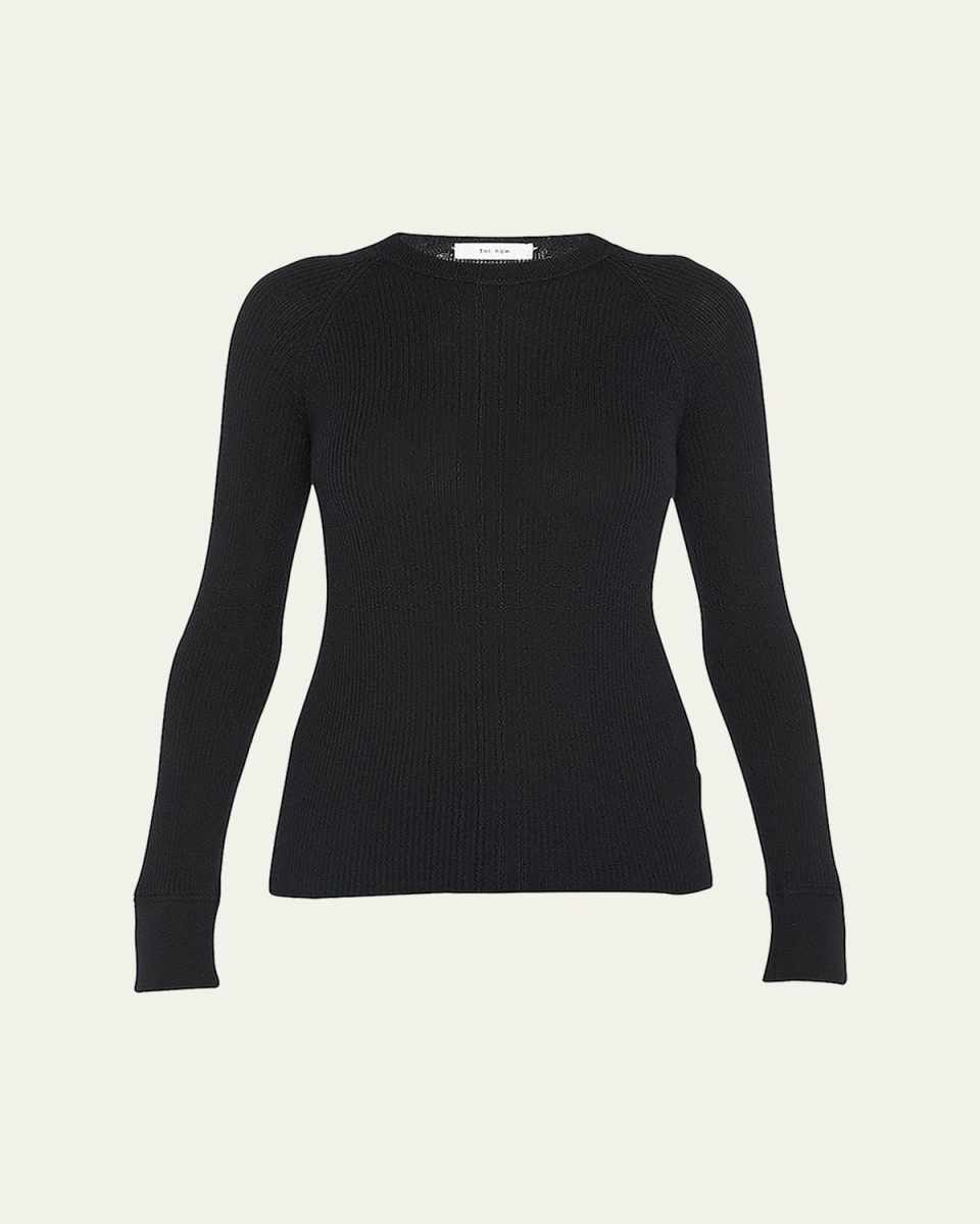 Visby Rib Cashmere Top