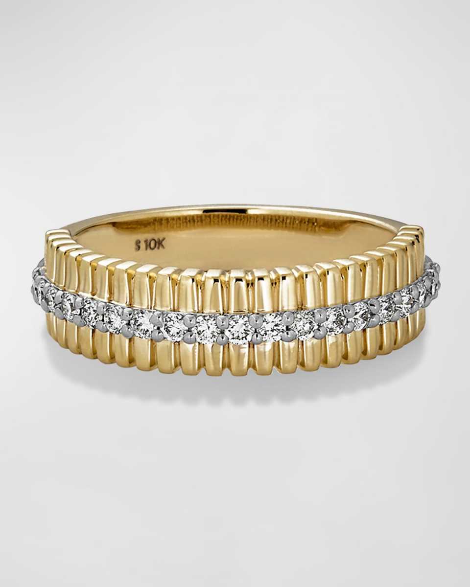 Diamond Pirouette Band Ring