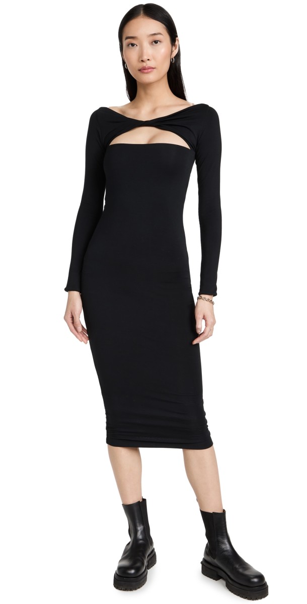 SER. O.YA Irene Dress Black