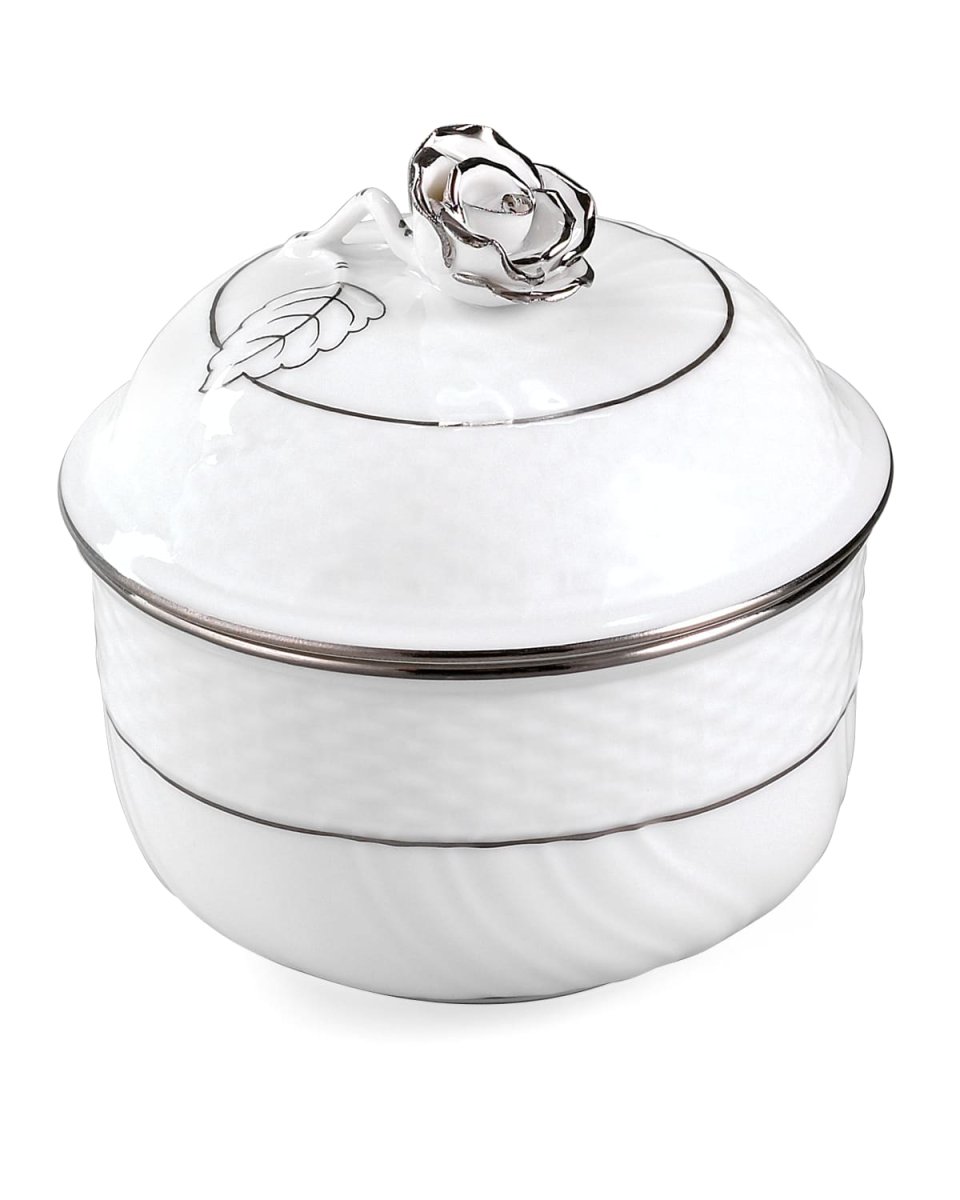 Platinum Edge Sugar Bowl