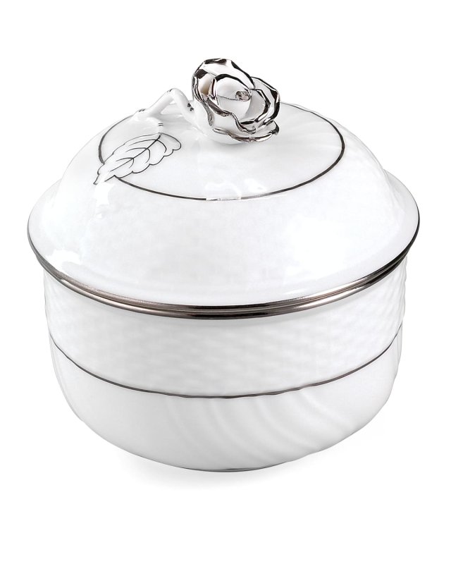 Platinum Edge Sugar Bowl