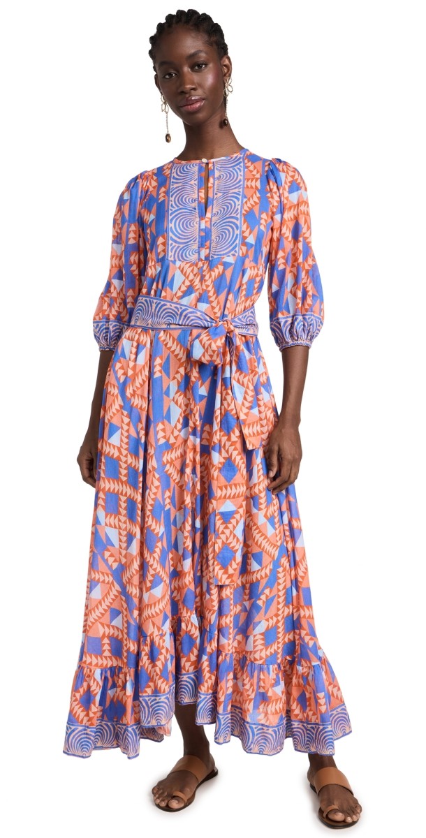 Marea House Dress Grecian Geo