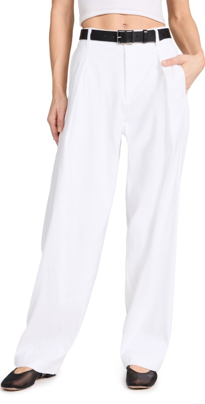 rag & bone Donovan Linen Pants White