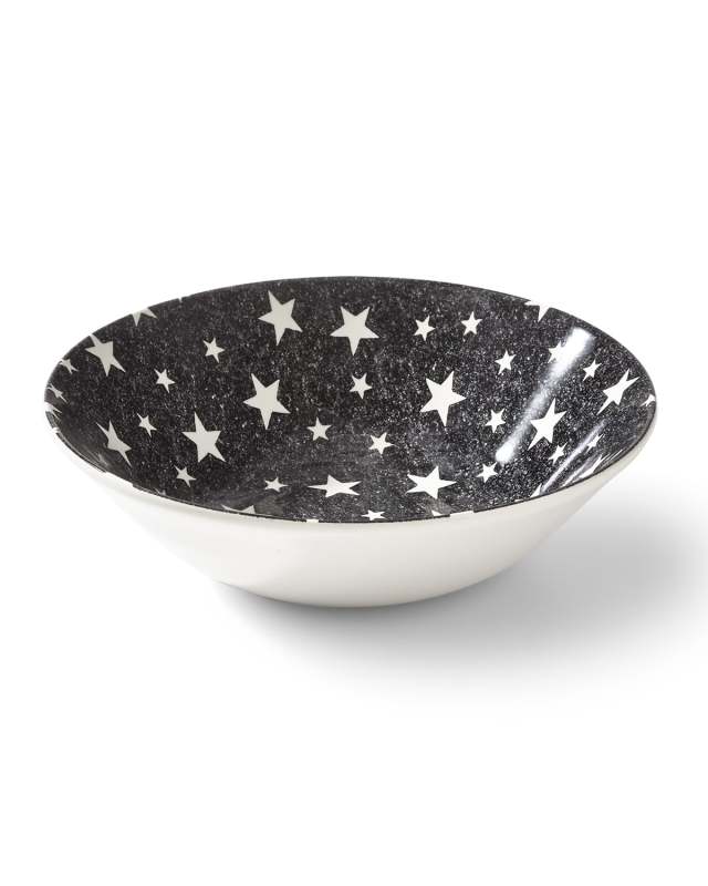 Midnight Sky Cereal Bowl, Black
