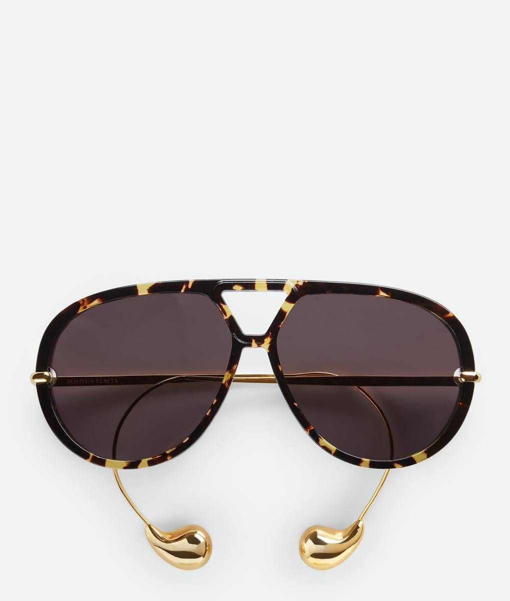 Bottega Veneta Drop Aviator Sunglasses