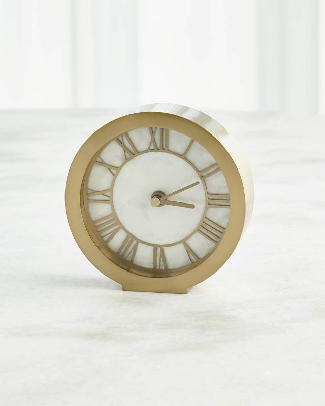 Mother-of-Pearl Clock