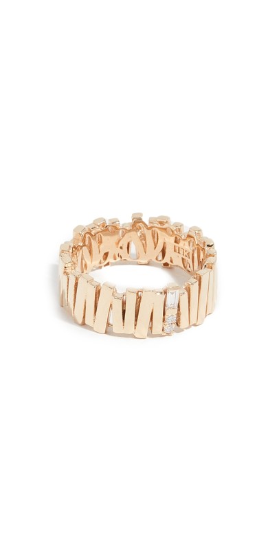 Suzanne Kalan 18k Gold Eternity Ring Yellow Gold