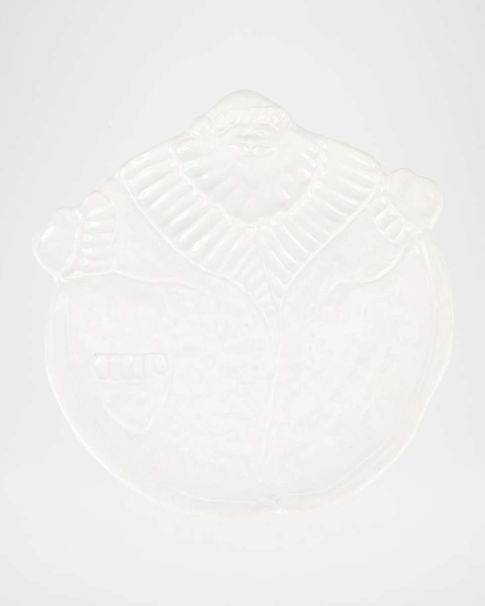Pietra Natale Figural Santa Platter