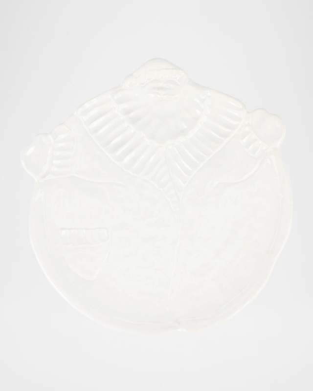 Pietra Natale Figural Santa Platter